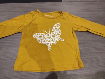 T-shirt manches longues papillon