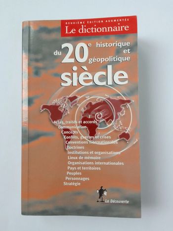 Dictionnaire du 20e siècle historique et géopolitique