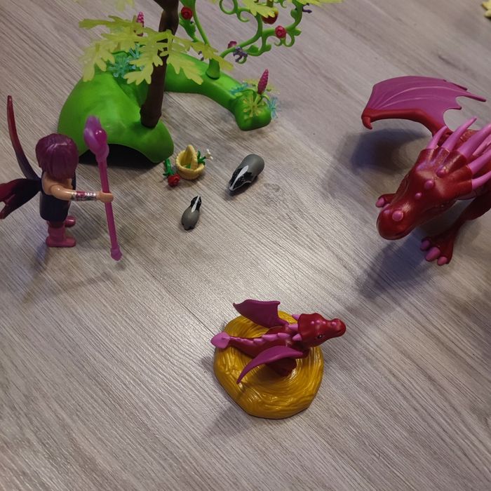 Playmobil 9134 gardienne des fées avec dragons manque des fleurs - photo numéro 2