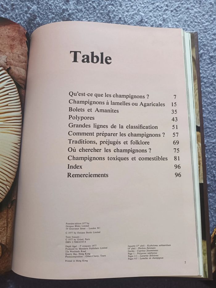 Ancien livre "Les champignons" - photo numéro 2
