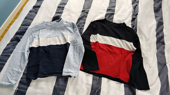 Lot 2 t-shirt ML taille 6 ans - Kiabi