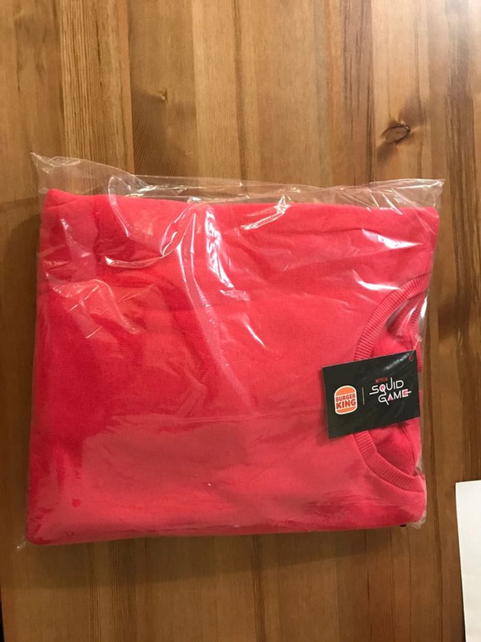 Pull squid game Burger King rose/rouge
