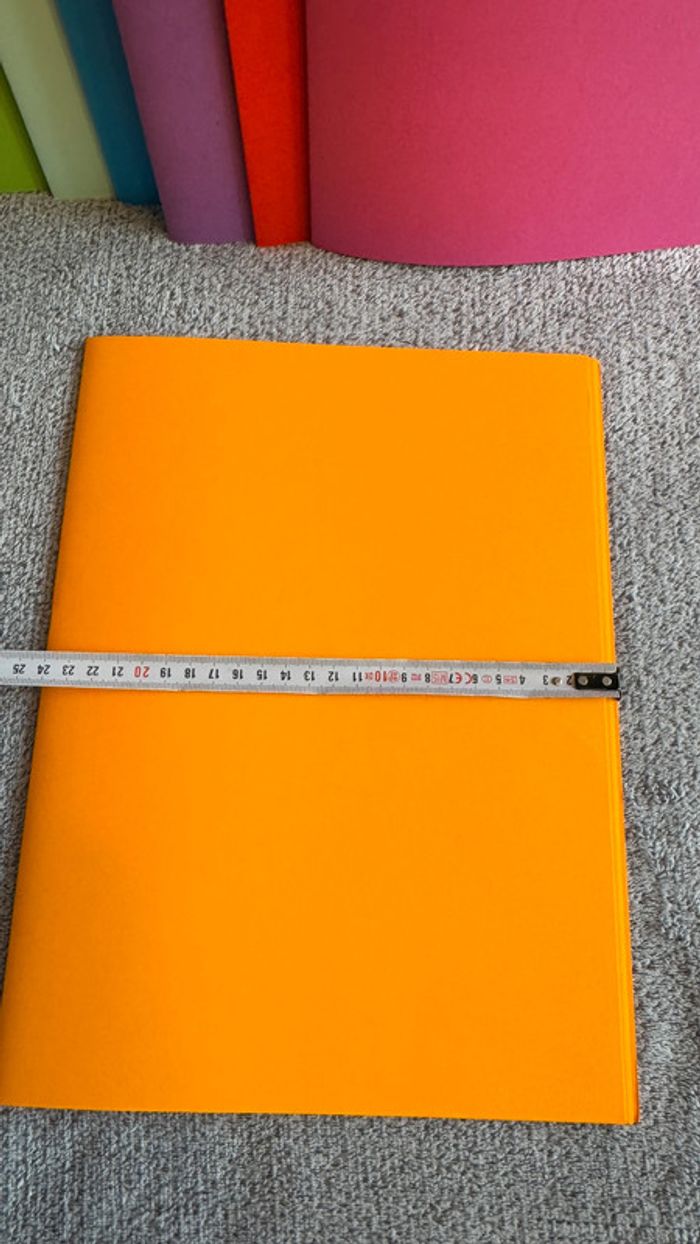 Ensemble de 6 chemises rigides orange - photo numéro 2
