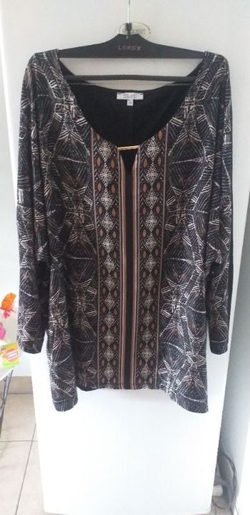 Blouse manches 3/4 taille 50/52