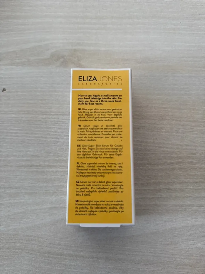 Sérum visage et cou rides glow NEUF eliza jones - photo numéro 2