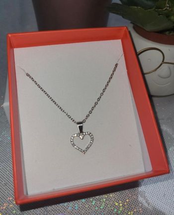 Chaîne et pendentif acier
inoxydable🩶