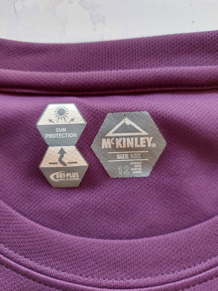 Tee-shirts sport 12ans mc kinley - photo numéro 4