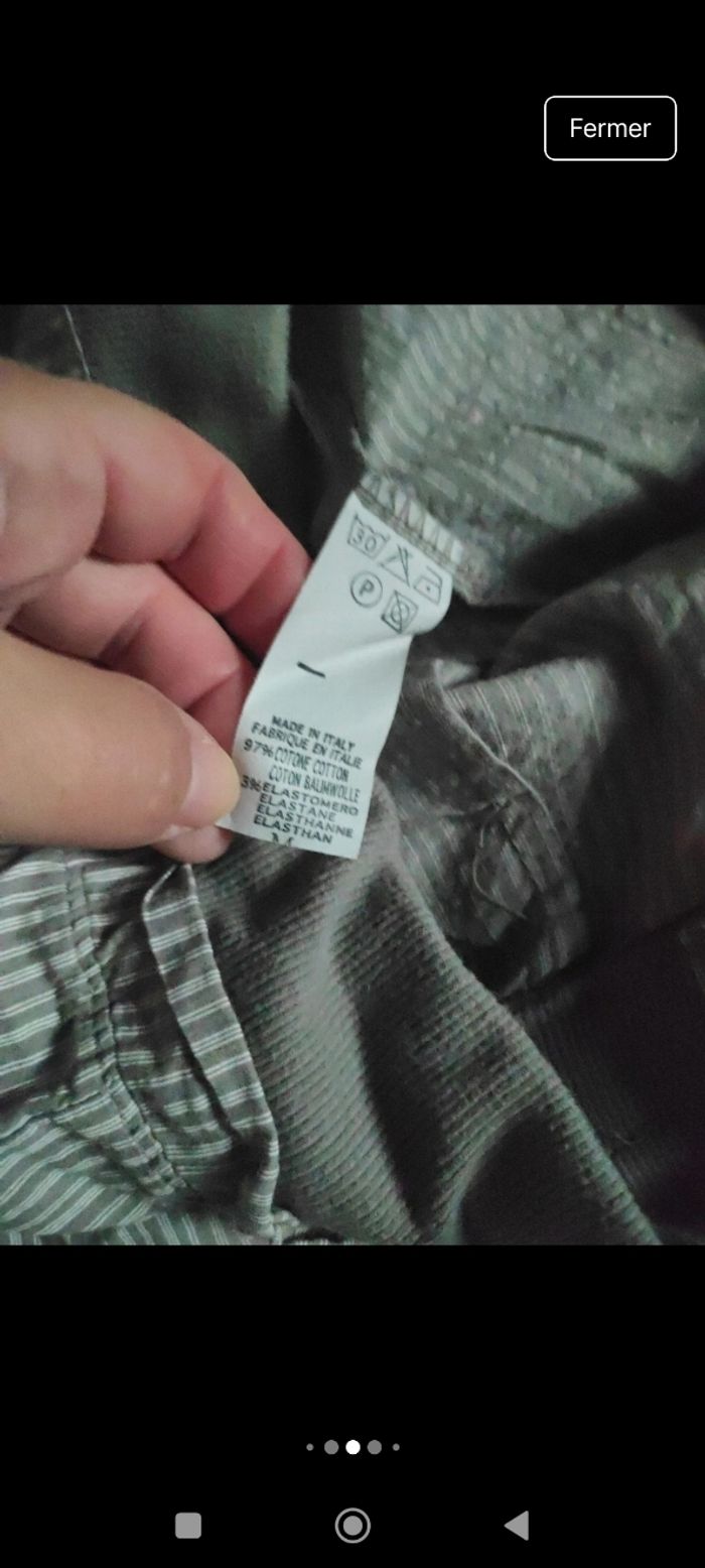 Pantalon fin en coton femme - photo numéro 5