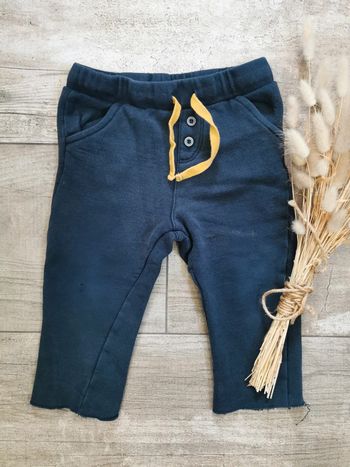 🌺Pantalon Cadet Rouselle 18mois jogging bleu marine moutarde