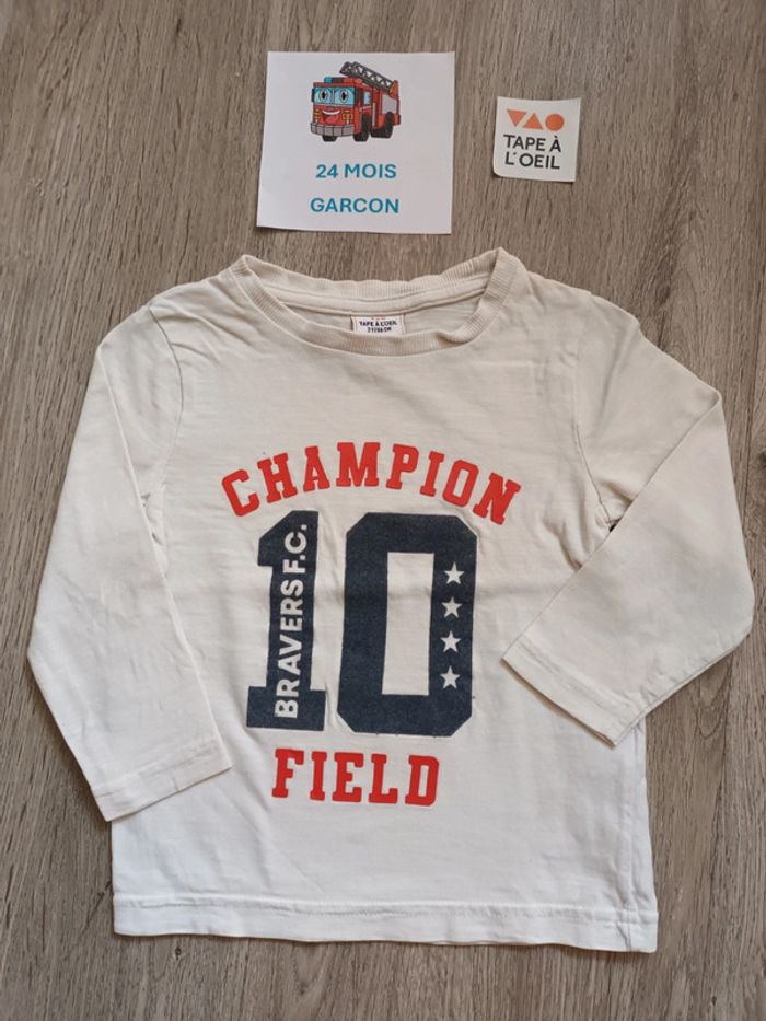 Tshirt 24 mois tape a l oeil