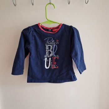 18 mois haut manches longues