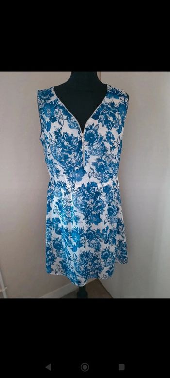 Robe fleurie doublée 38