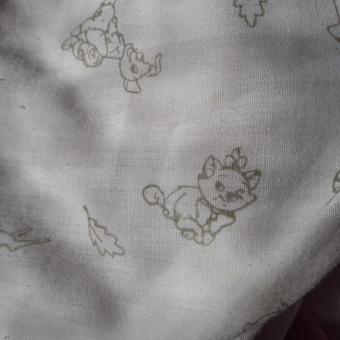 Peluche-doudou "Panpan le lapin" avec mouchoir imprimé - photo numéro 7