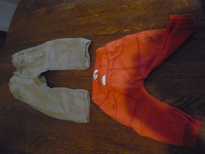 lot pantalons 12 mois