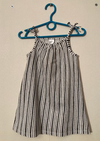 robe rayé petites bretelles