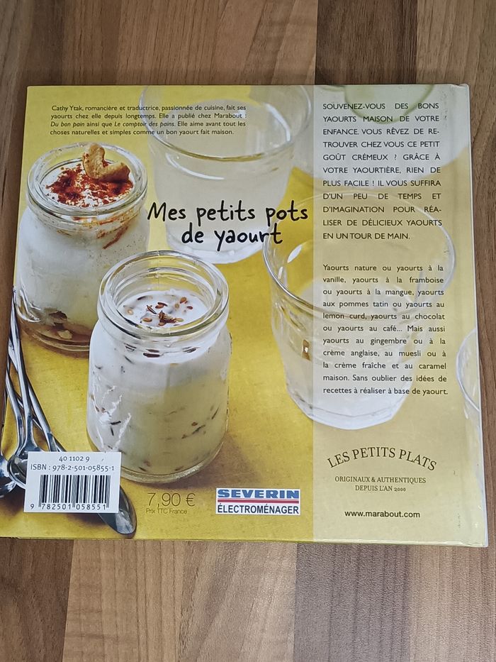 Livré Recette yaourt - Mes Petits pots de yaourt - photo numéro 3