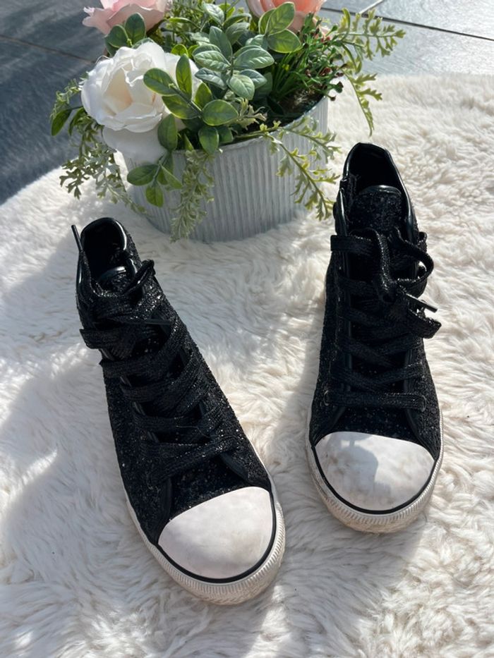 Chaussures montantes à paillettes - photo numéro 2