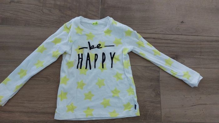 Tee-shirt manches longues IKKS fille 5 ans réversible - photo numéro 2