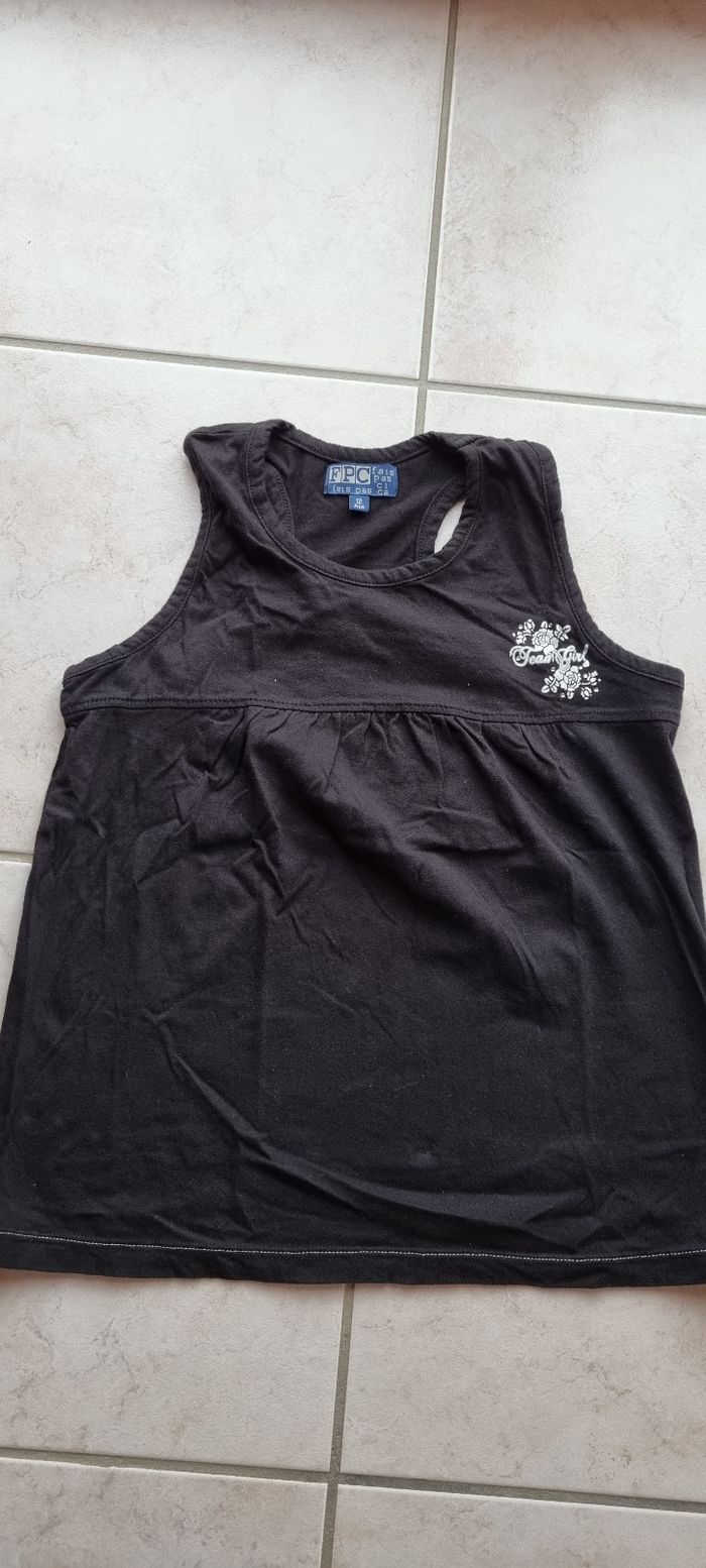 Tee shirt noir dos nageur