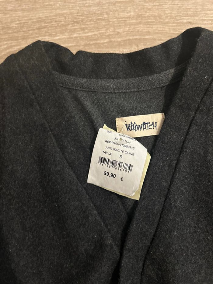 Cardigan anthracite Kiliwatch S - photo numéro 2