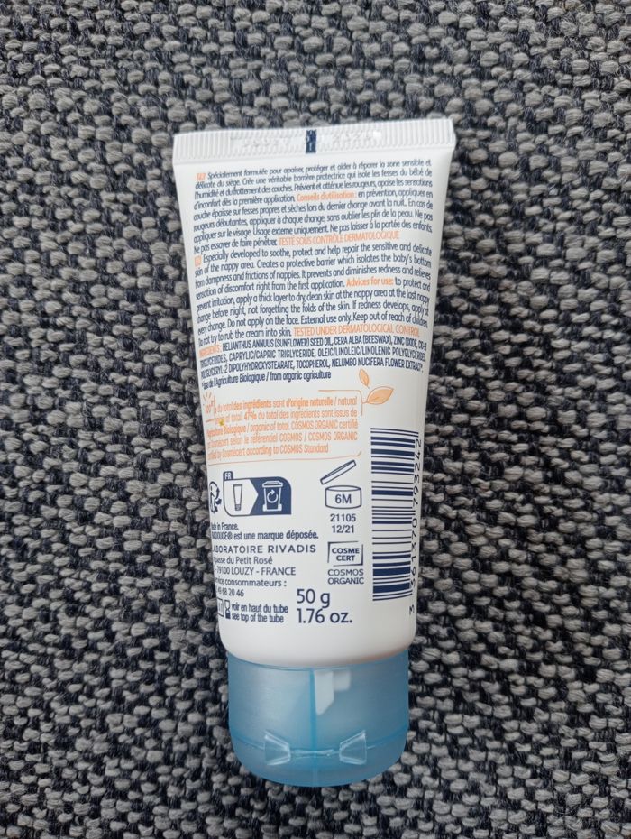 Crème change Rivadouce Bio - photo numéro 2