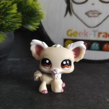 My Littlest Petshop LPS chien papillon 1199 butterfly dog #geektradelpschien