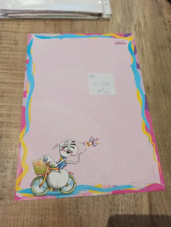 Papier à lettre Diddl 202 1,00€