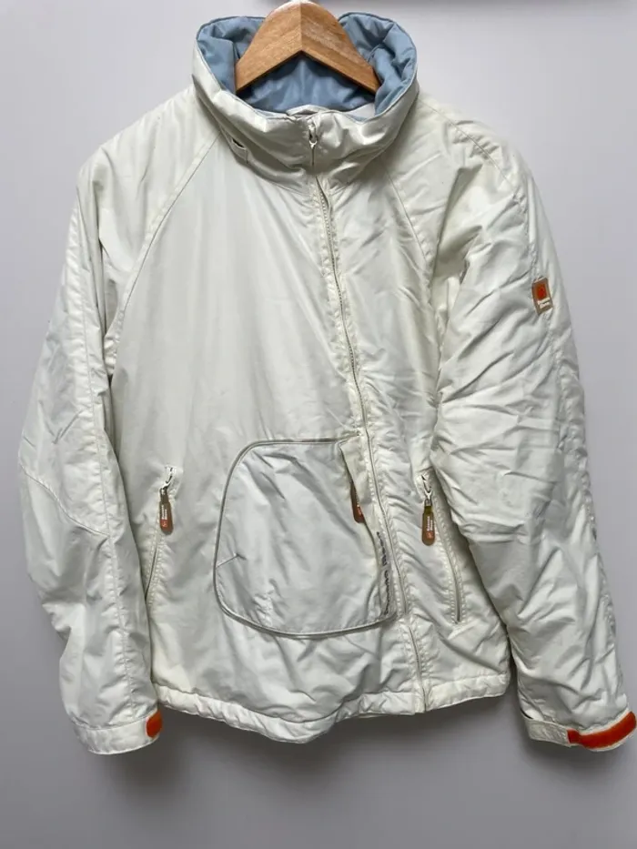 Banana Moon vintage Manteau de ski / Ski coat jacket cream beige Womens L