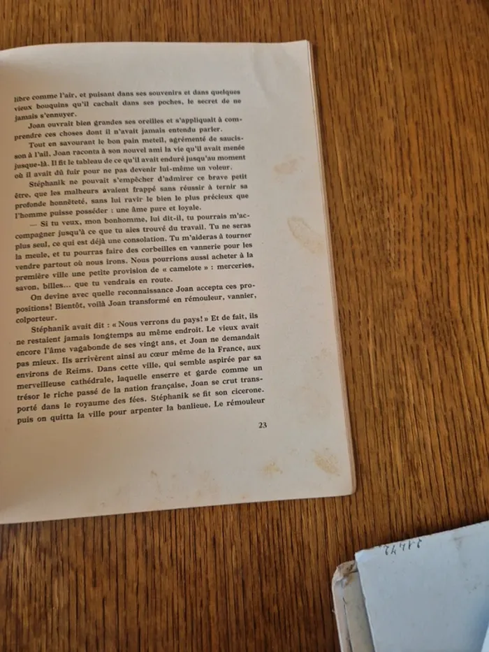 livre vintage joan le saltimbanque - photo numéro 5