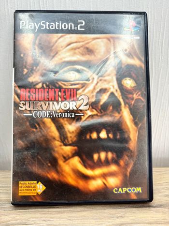 Jeux rare PlayStation 2 PS2 sony , resident evil survivor 2 code Veronica complet