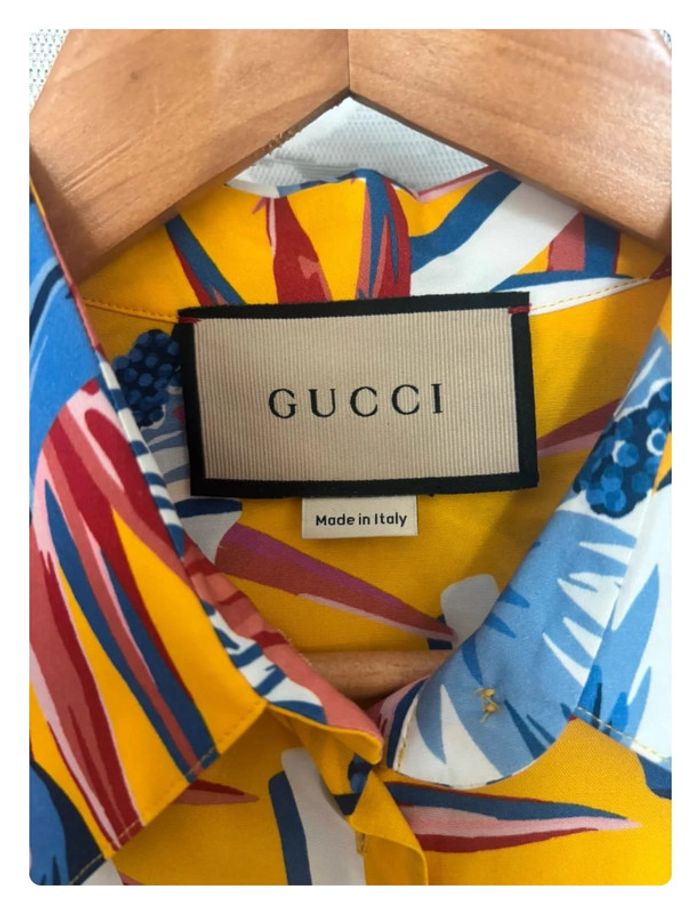 Chemise Gucci unisexe hawaïenne taille xs/s - photo numéro 4