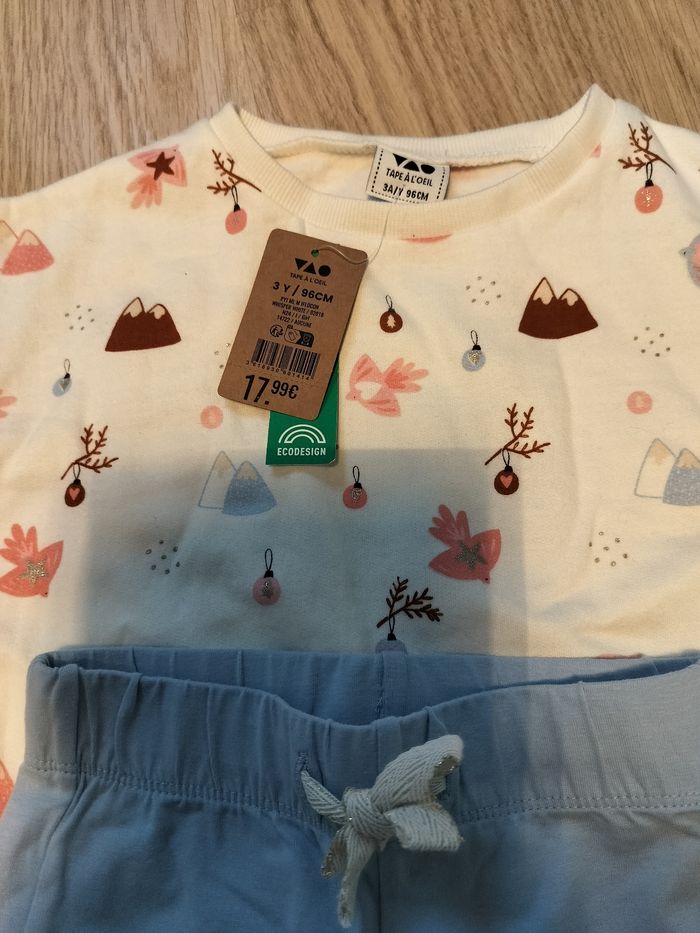 Pyjama hiver 3 ans neuf tao - photo numéro 2