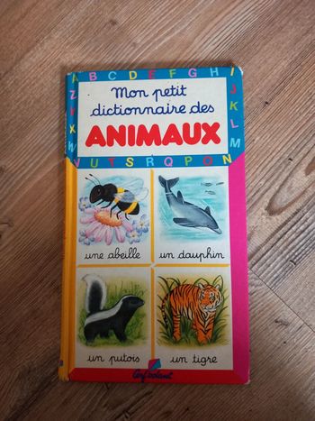 Livre mon petit dictionnaire animaux