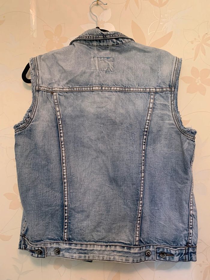 Veste en jeans sans manches - photo numéro 9