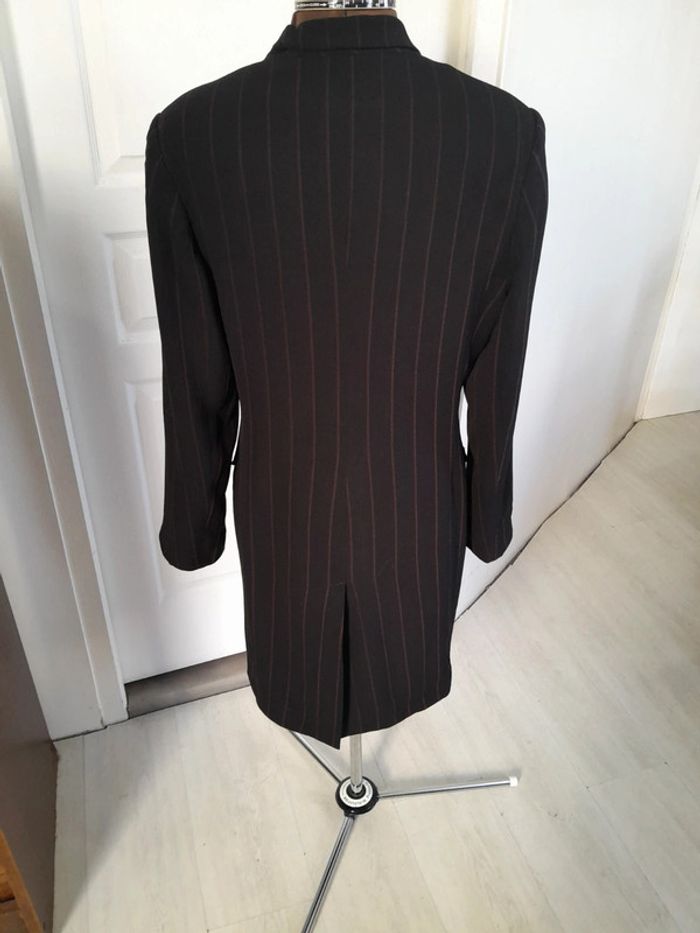 Très belle veste longue caroll vintage taille 40 / 42 - photo numéro 2