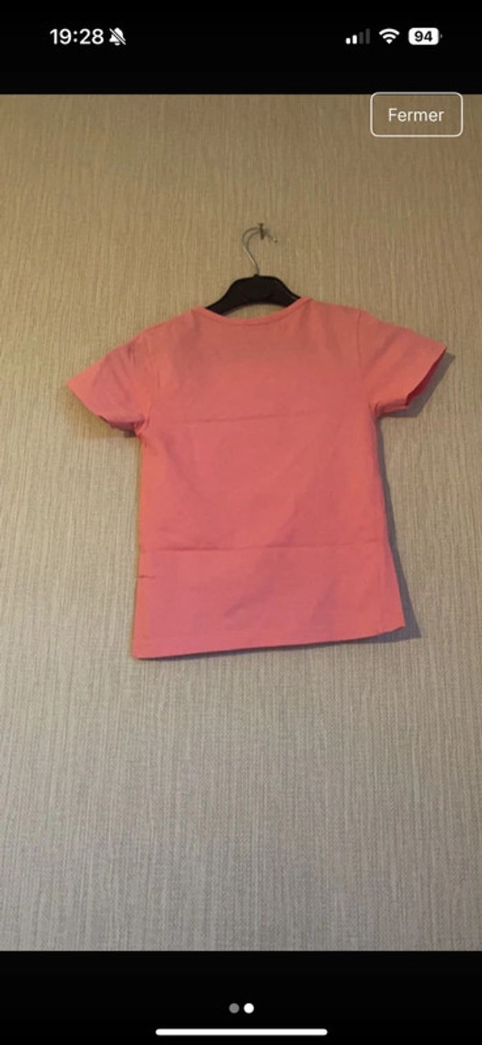 T-shirt rose 8 ans - photo numéro 2