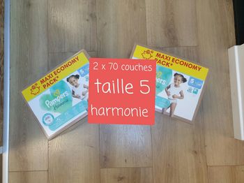 Couches pampers taille 5 harmonie