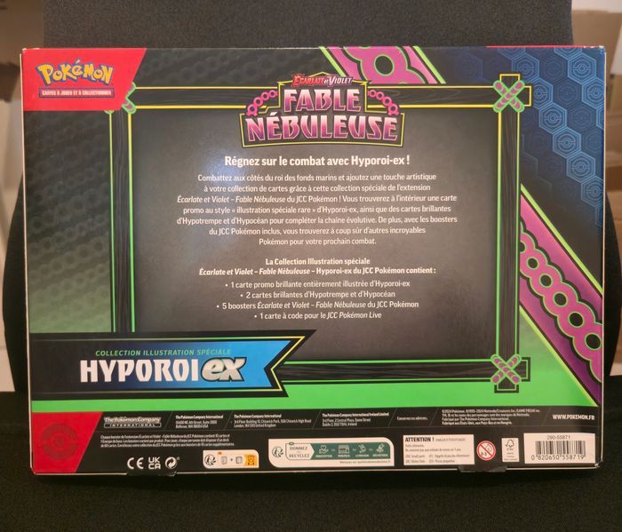 Pokémon Coffret EV6.5 Fable Nébuleuse Hyporoi ex (Abîmé) - photo numéro 2