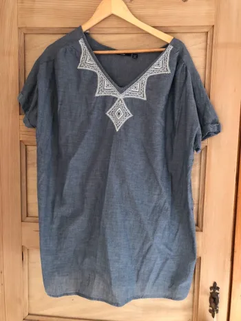 Tunique en chambray Kiabi