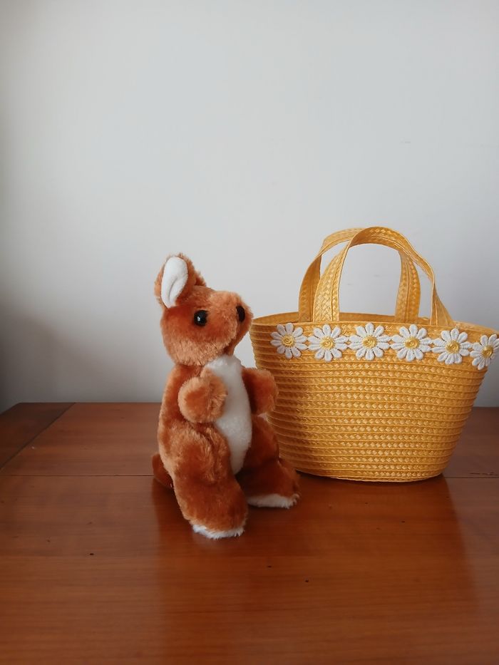 Doudou-Peluche Bébé Kangourou *16 cm - photo numéro 8