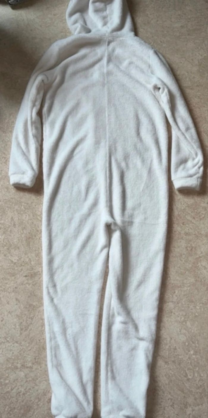 Combinaison pilou pilou ours blanc taille S de chez La Halle en très bon état - photo numéro 8
