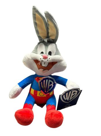 Peluche Warner Bros Looney Tunes Bugs Bunny édition Superman 20 cm Famosa neuf