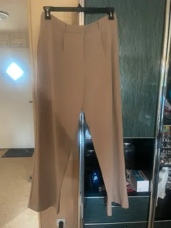 Pantalon costume beige