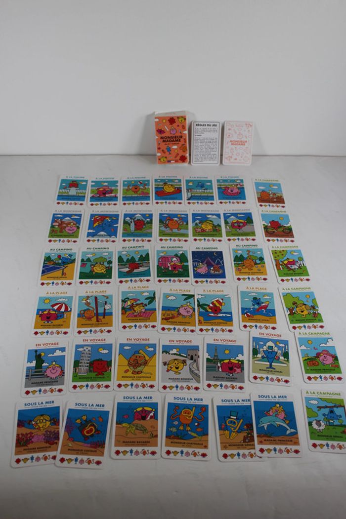 Avene Jeu des 7 familles Monsieur Madame 100% Complet - photo numéro 3