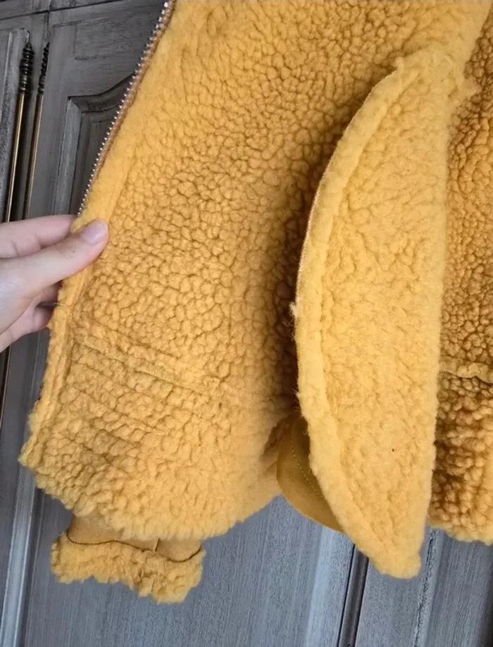 Veste manteau perfecto fourure sherpa taille M - photo numéro 5