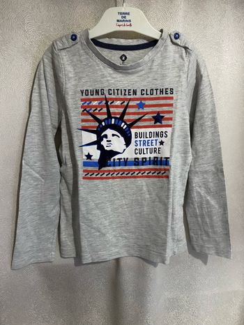 T-shirt neuf statue de la liberté 6 ans Z kids