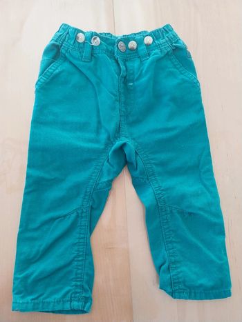 Pantalon 6 mois vert