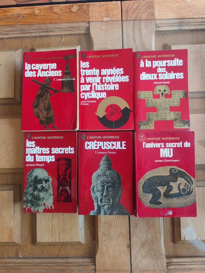 Lot de 6 livres - Collection “L’Aventure Mystérieuse” (J’ai Lu)