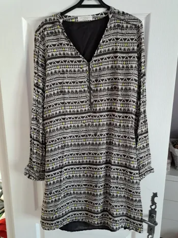 Robe manches longues cache-cache