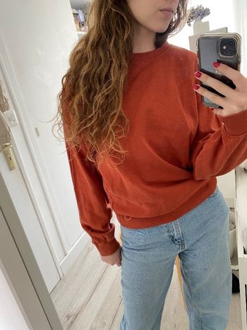 Pull orange kiabi